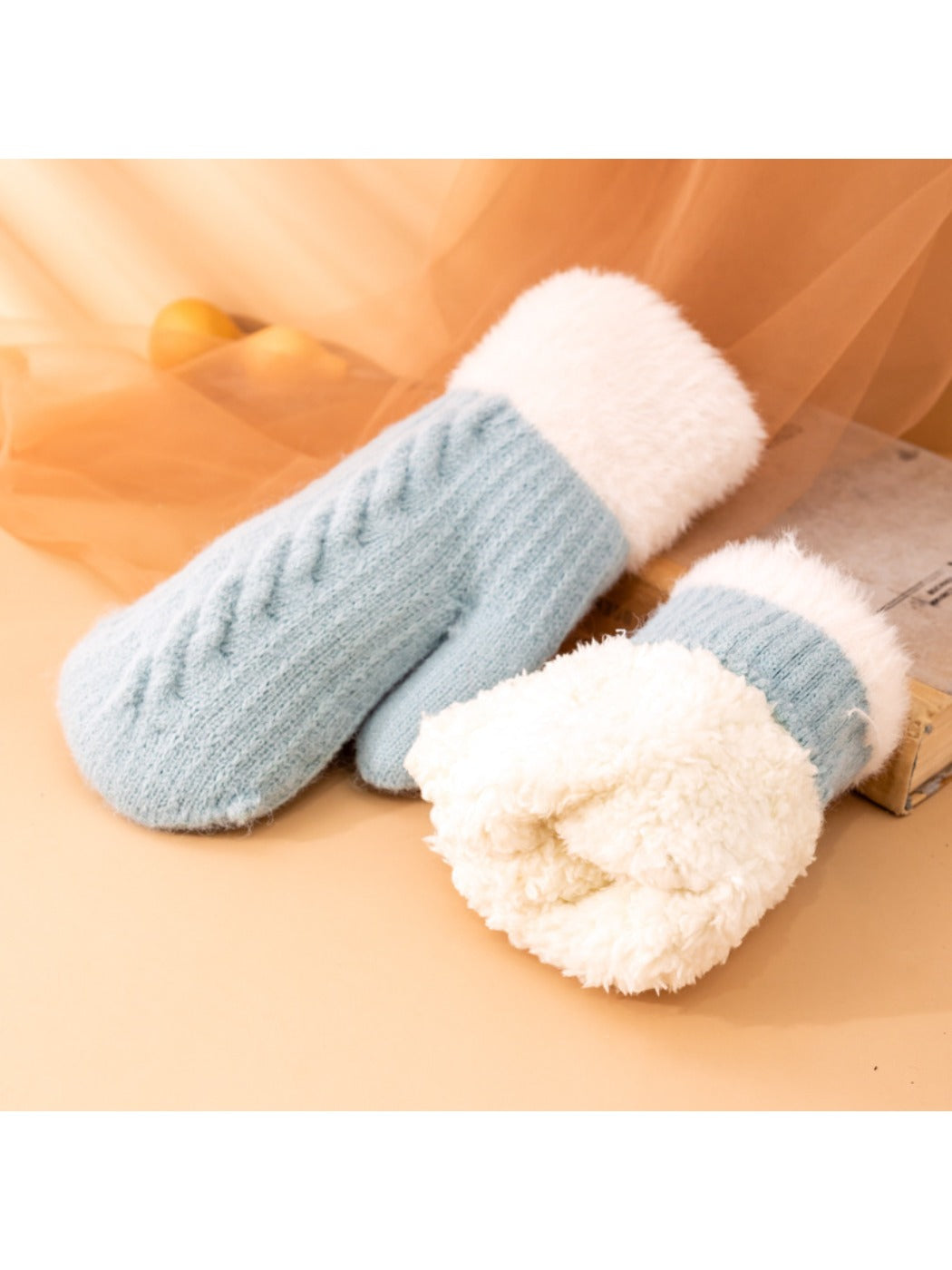 Gloving – Winter Thick Knit Mitten