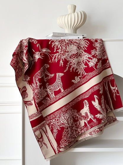 Scarvii – Forest & Fauna Print Scarf & Wrap