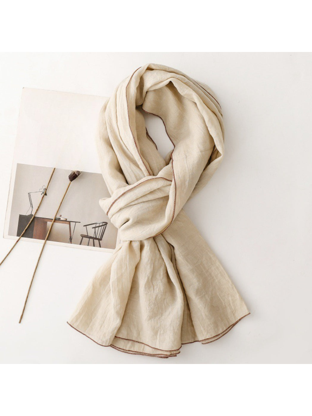 Scarvii - Fluid Draped Texture Everyday Scarf