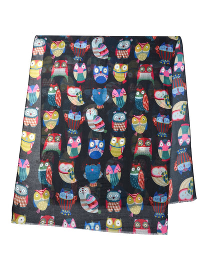 Scarvii - Owl Print Scarf