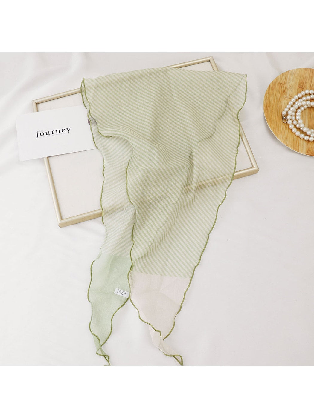Scarvii - Print Lightweight Fashion Diamond Shaped Scarf