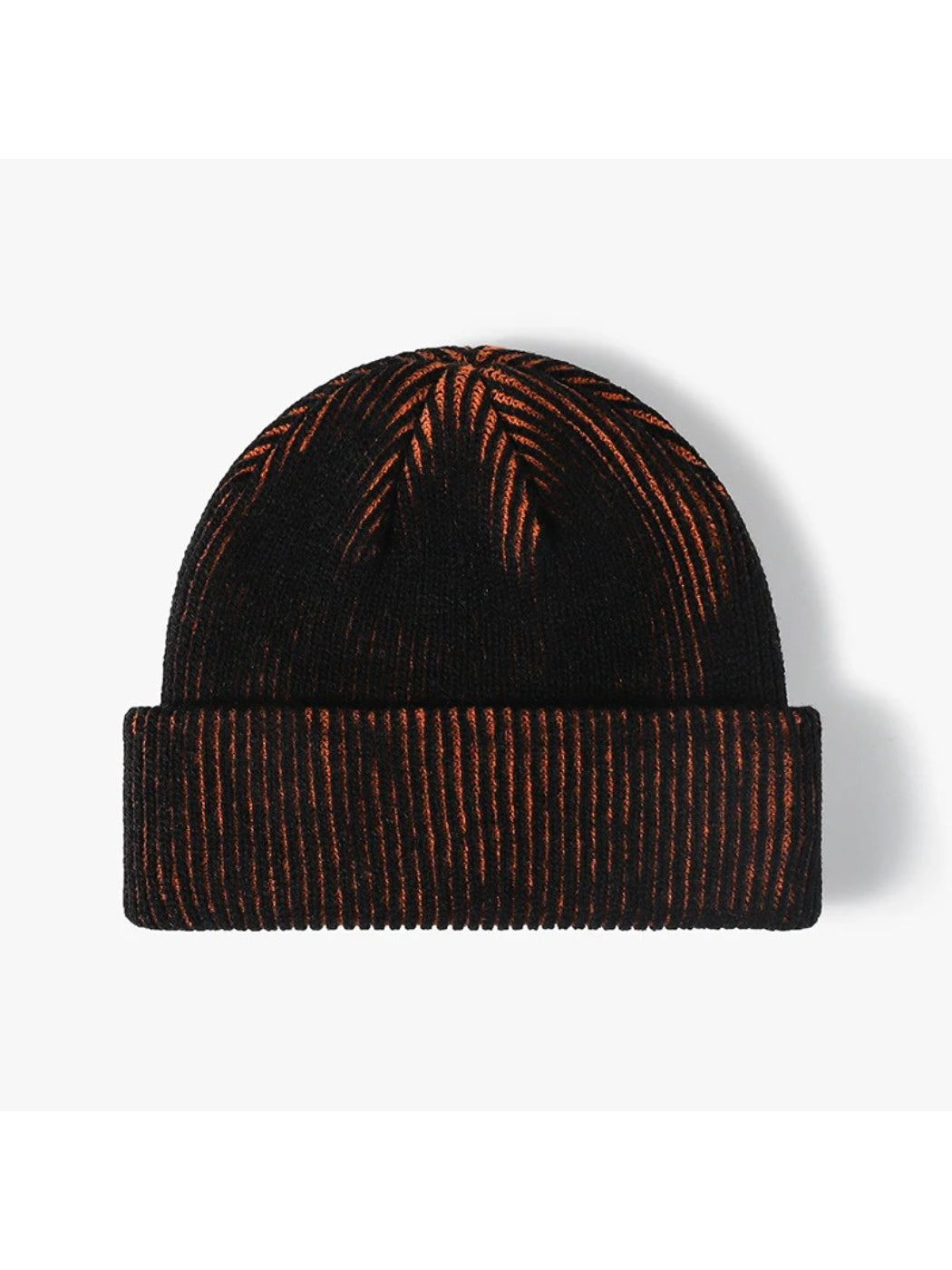 Haila - Contrast-Thread Ribbed Cuffed Knit Beanie