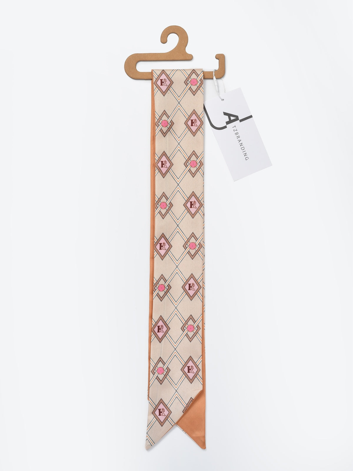 Scarvii - Classic Floral Skinny Scarf