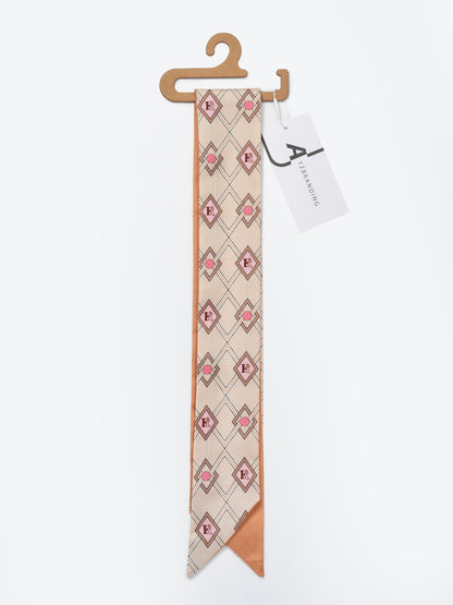 Scarvii - Classic Floral Skinny Scarf