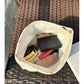 Cosbai - Striped and Printed Portable Cosmetic Bag