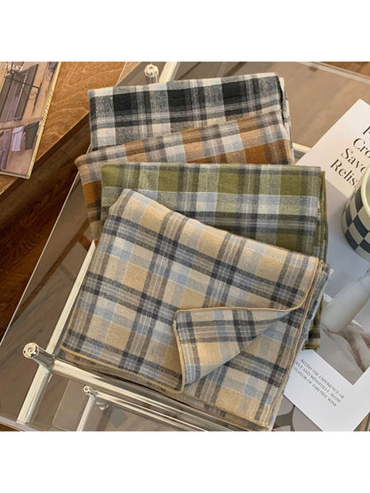 Scarvii - Vintage Check Plaid Scarf