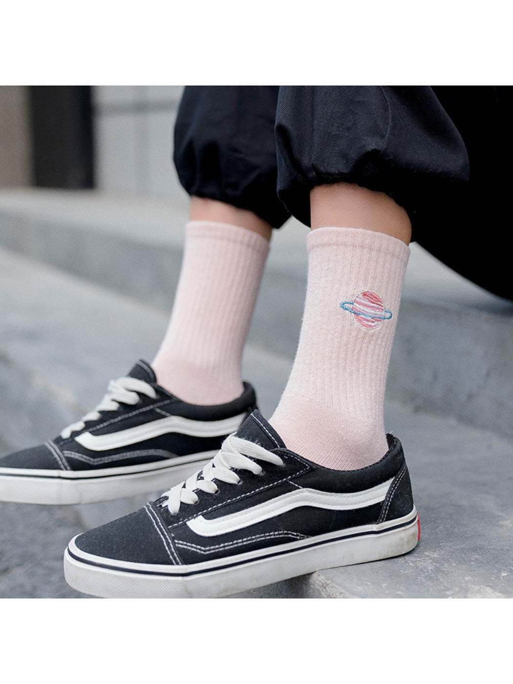 Rufia - Planet Embroidery Crew Socks product image 3