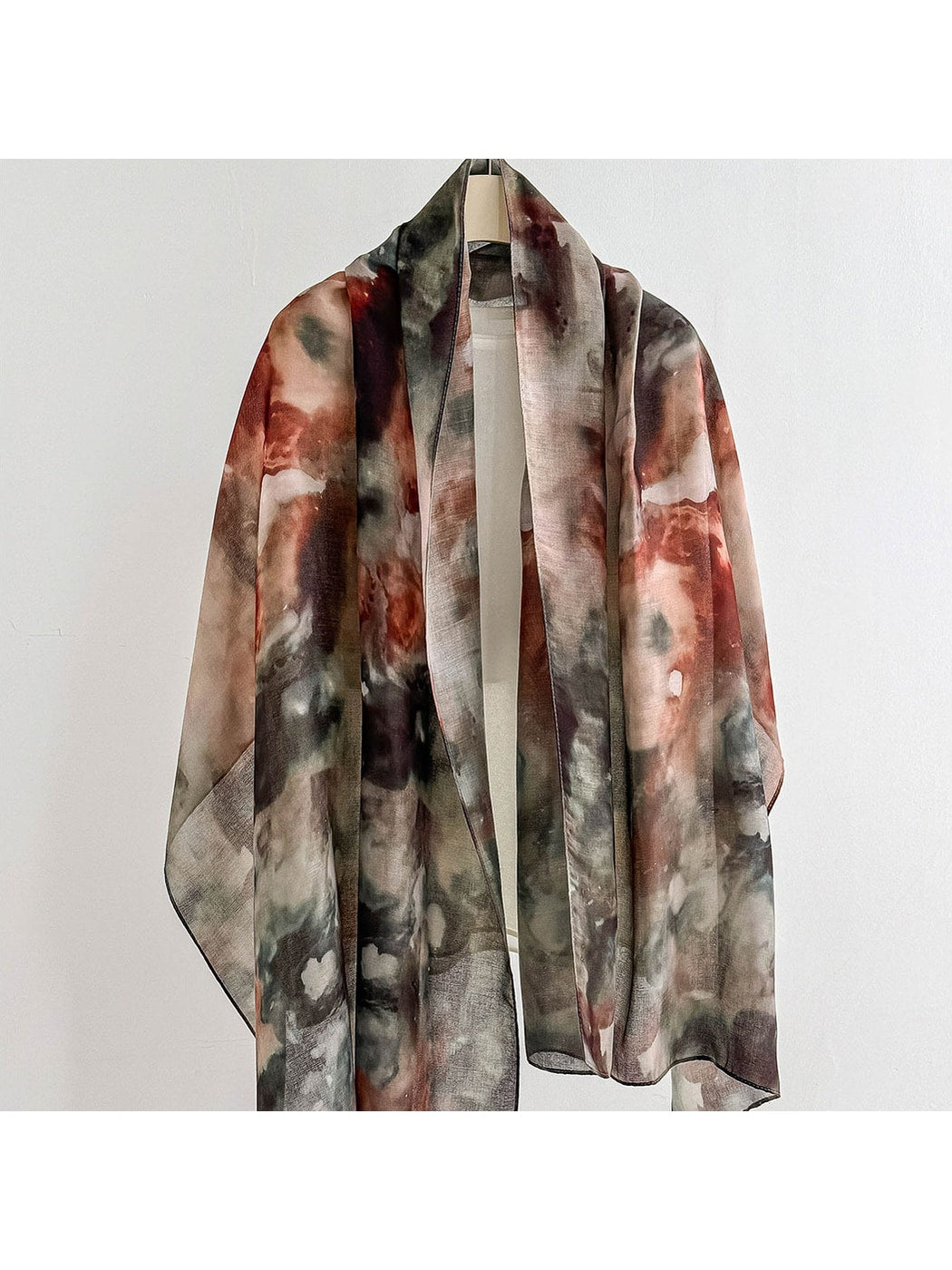 Scarvii - Bohemian Floral Print Summer Wrap Scarf