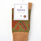 Rufia - Vintage Pattern Women's Socks for Fall & Winter