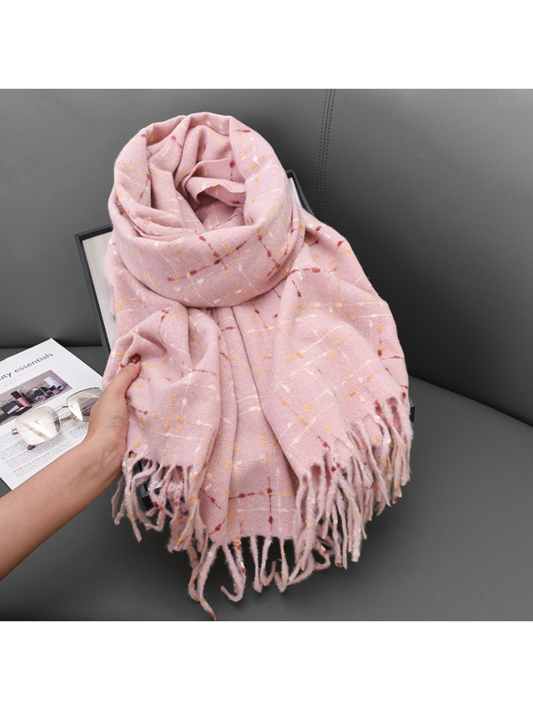 Scarvii - Warm Plaid Winter Scarf