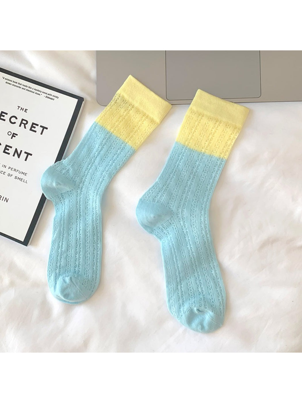 Rufia Two Tone Delicate Knit Crew Socks product image 5