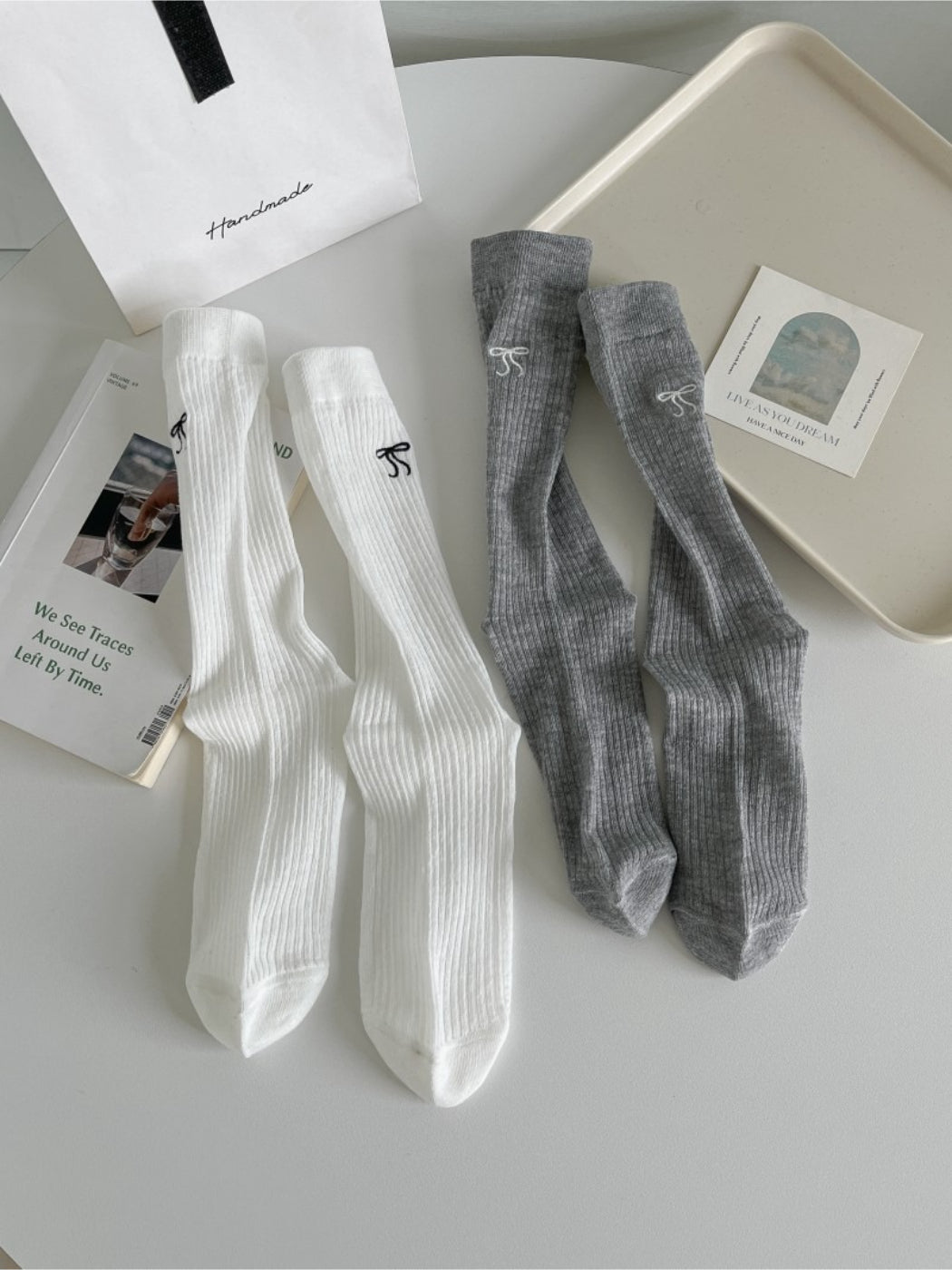 Rufia - Soft Ribbed Basic Crew Socks product image 4