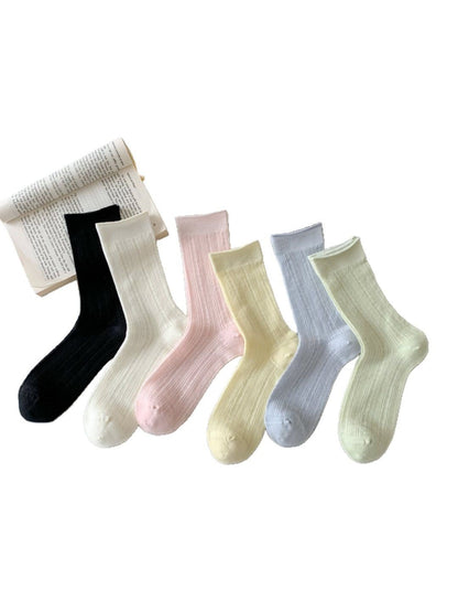 Rufia - Lightweight Modal Ribbed Crew Socks