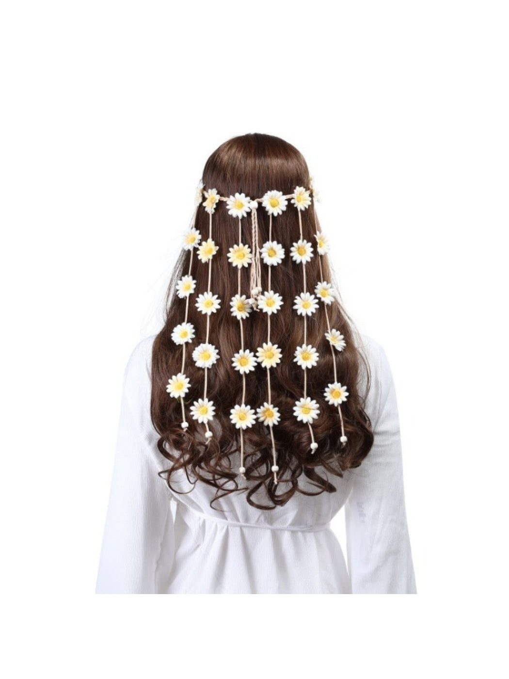 Hairish - Boho Sunflower Flower Hair Chain