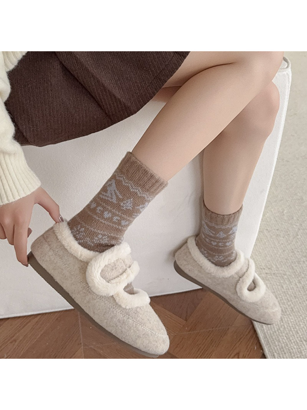Rufia - Nordic Winter Pattern Socks