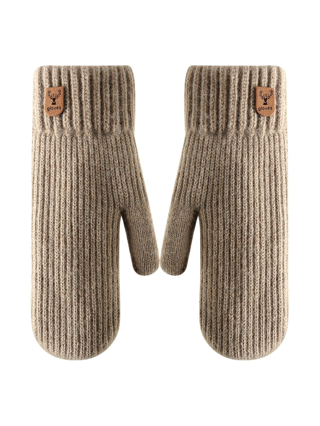Gloving - Double-Layer Knitted Mittens