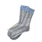 Rufia - Retro Simple Argyle Patchwork Mid-Calf Socks