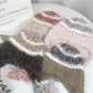 Haila - Striped Plush Knitted Beanie with Ear Flaps
