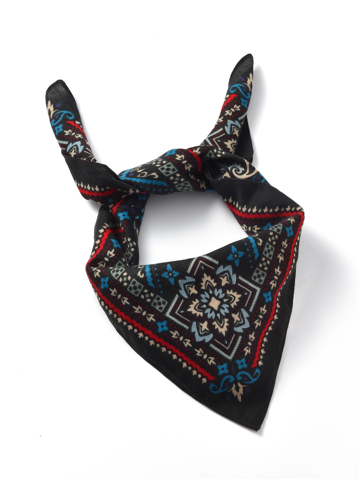 Scarvii - 27'' Retro Print Square Scarf - Classic & Chic