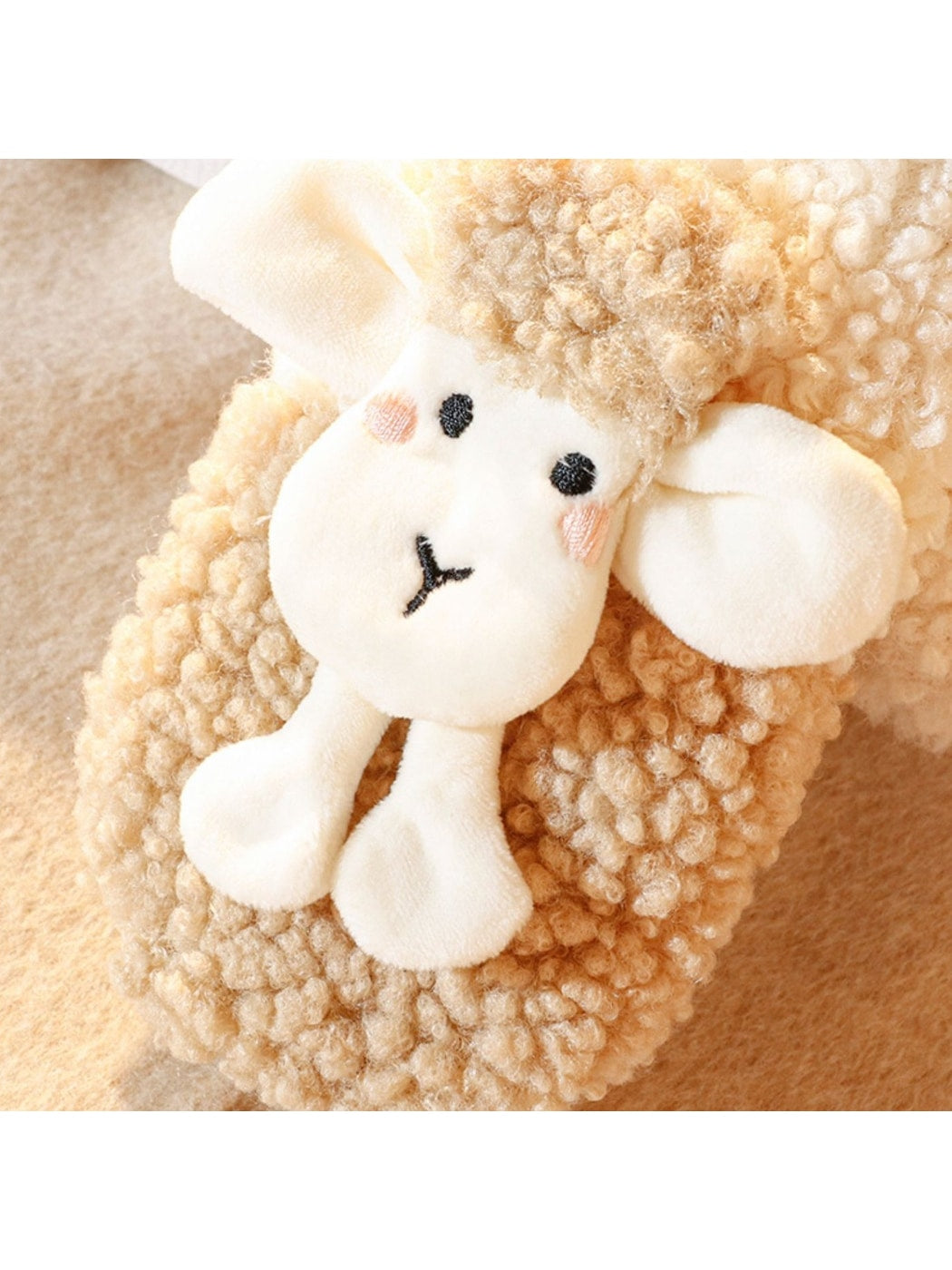 Gloving - Cartoon Lamb Slip-On Plush Winter Mittens