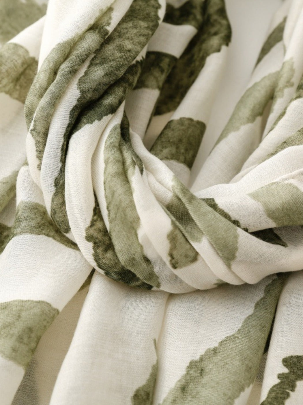 Scarvii - Soft Airy Oversized Zebra Stripe Lightweight Scarf