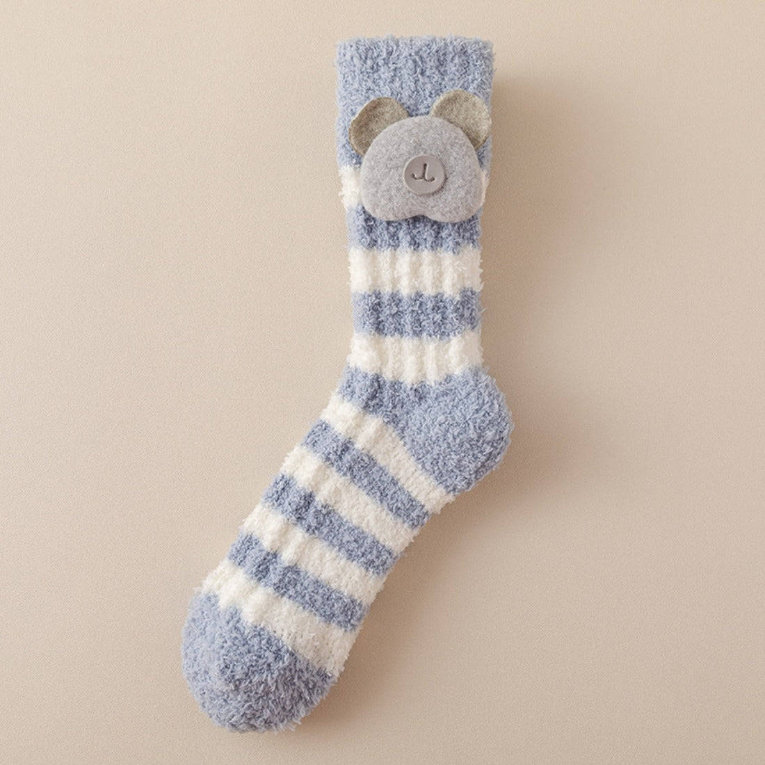 Rufia - Striped Cute Towel Socks