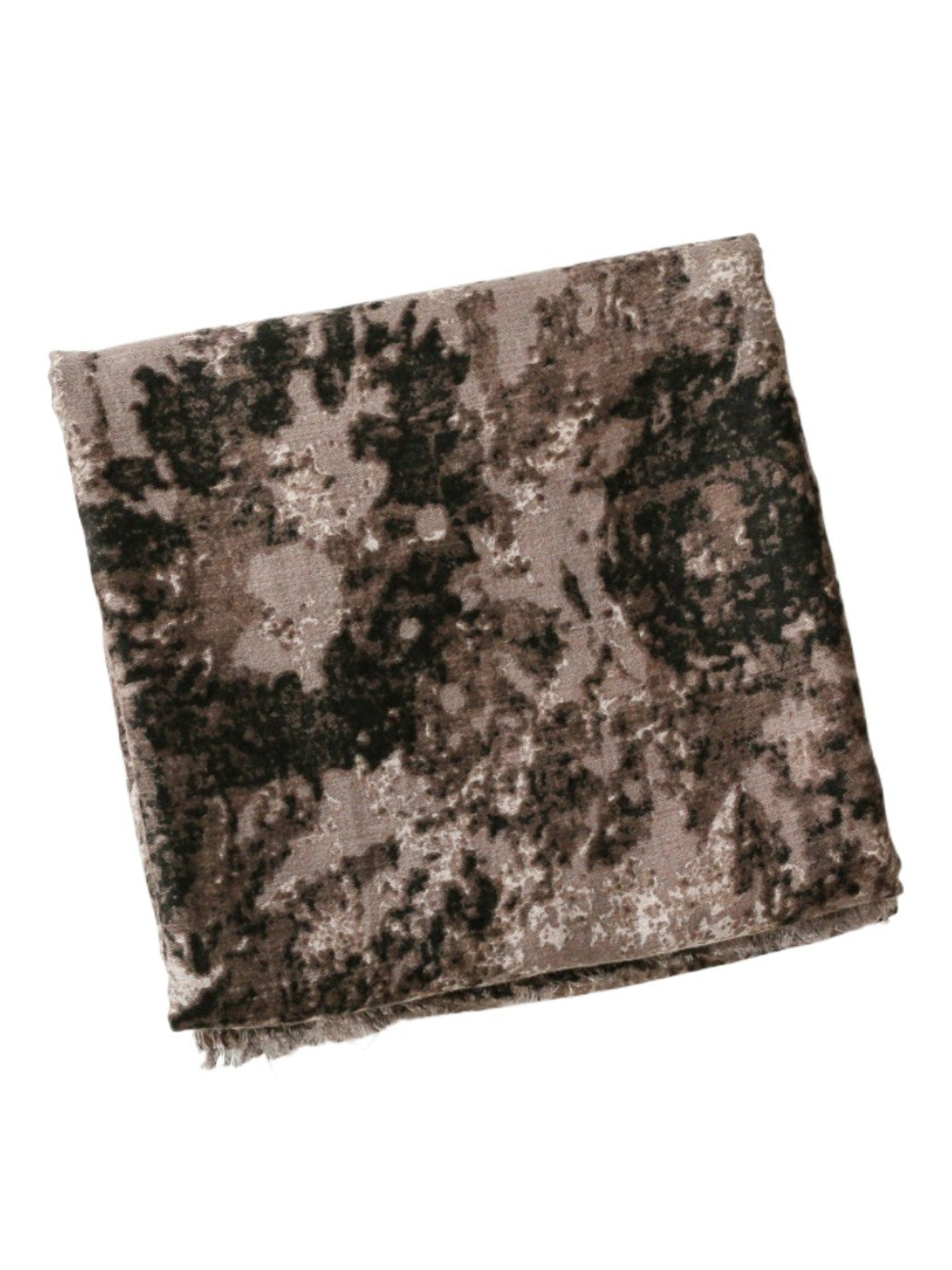 Scarvii - Vintage Dark Ombre Print Scarf