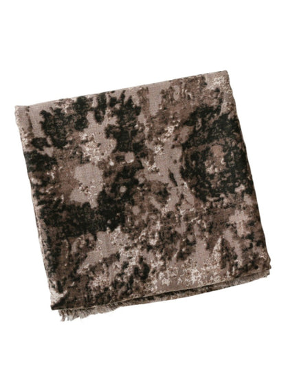 Scarvii - Vintage Dark Ombre Print Scarf