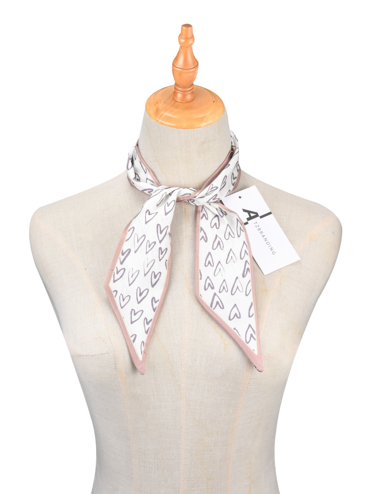 Scarvii Modern Pattern Mix Skinny Scarf