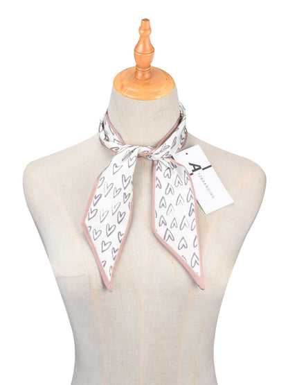 Scarvii Modern Pattern Mix Skinny Scarf