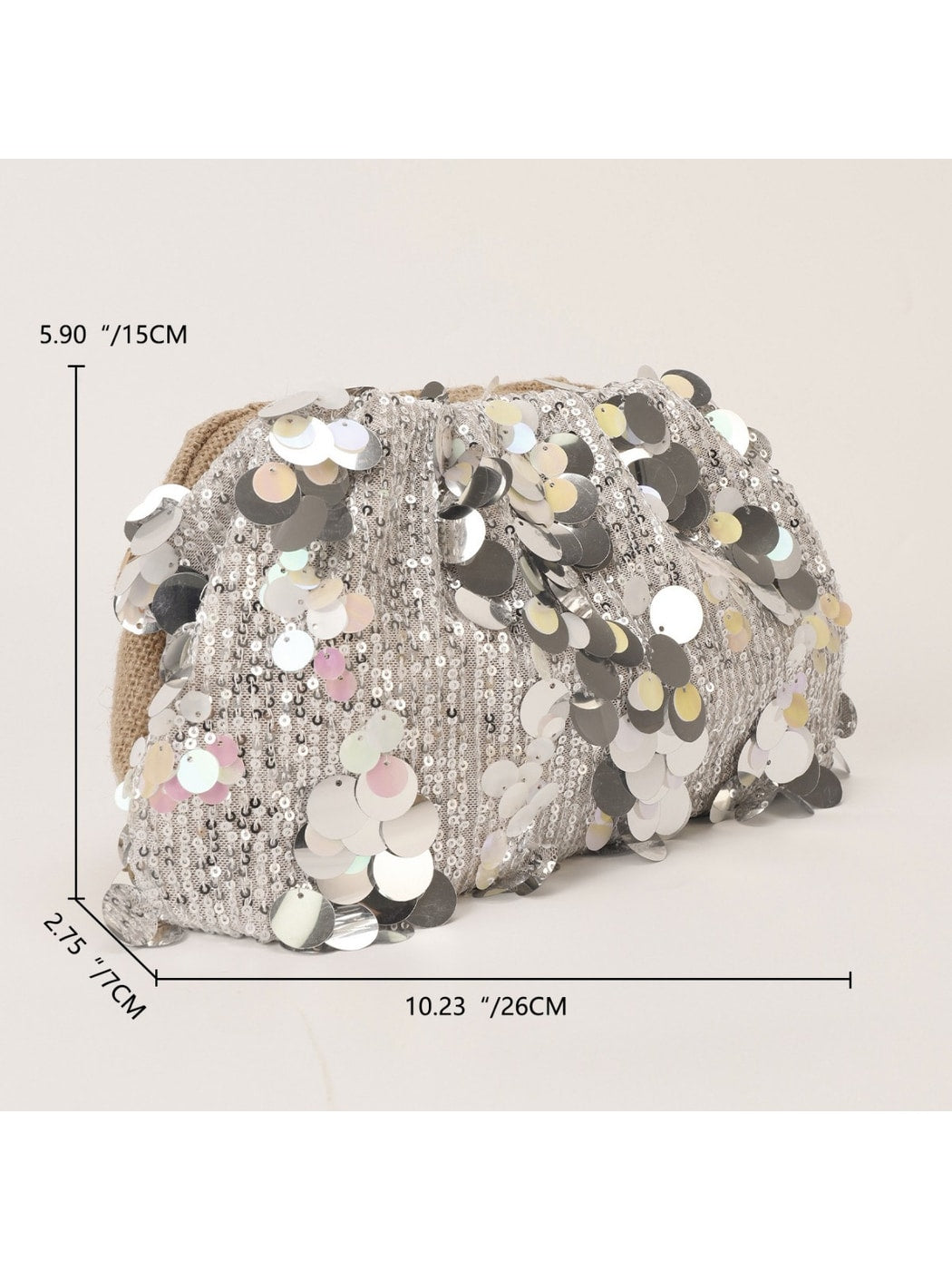 Cosbai - Vintage Style Sequin Party Clutch