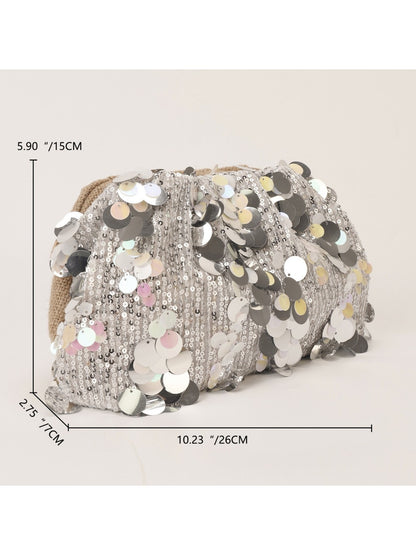 Cosbai - Vintage Style Sequin Party Clutch