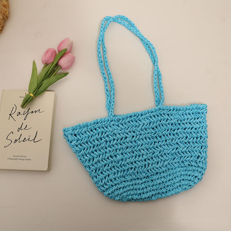 Handmade Single-Shoulder Straw Bag