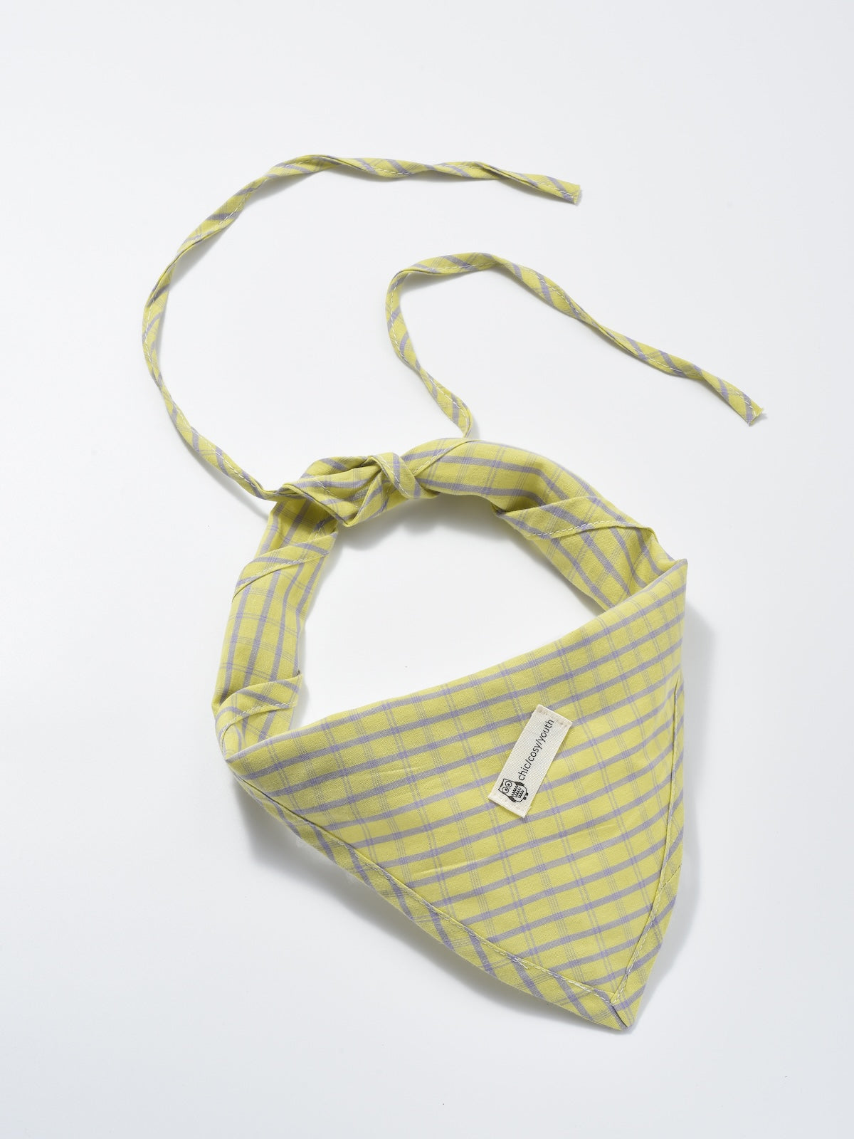 Scarvii - Plaid Triangle Headscarf