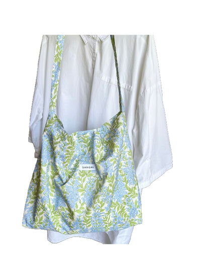 Cosbai - Vintage Floral Slouchy Bag