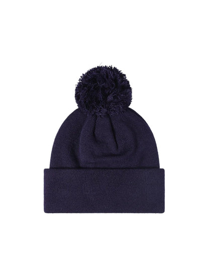 Haila - Plush Lined Pom Cuffed Knit Beanie