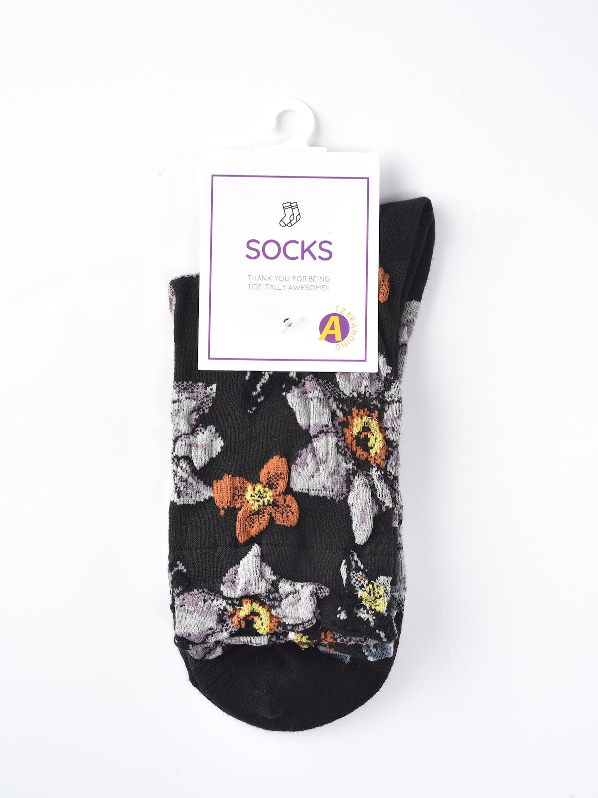 Rufia – Capsule Bold Bloom Pattern Crew Socks
