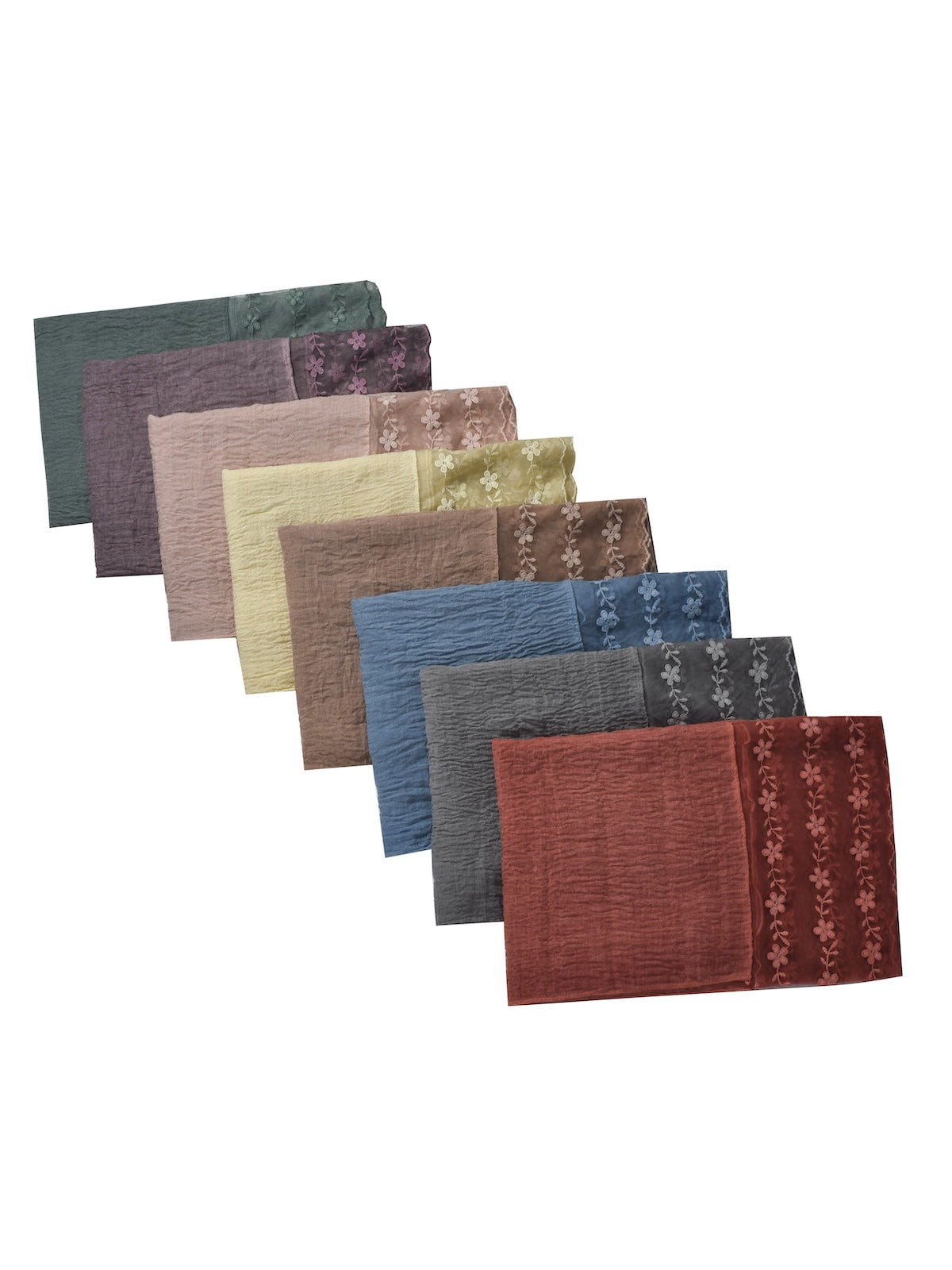 Scarvii - Spring Embroidered Layer Scarf