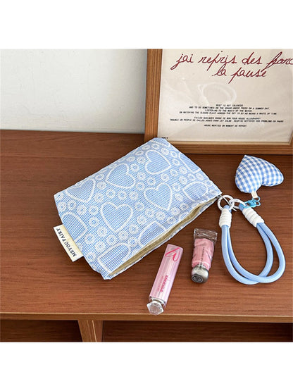 Cosbai Heart Embroidered Makeup Pouch product image