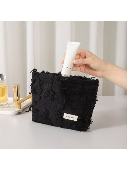Cosbai - Black Cosmetic Handheld Bag