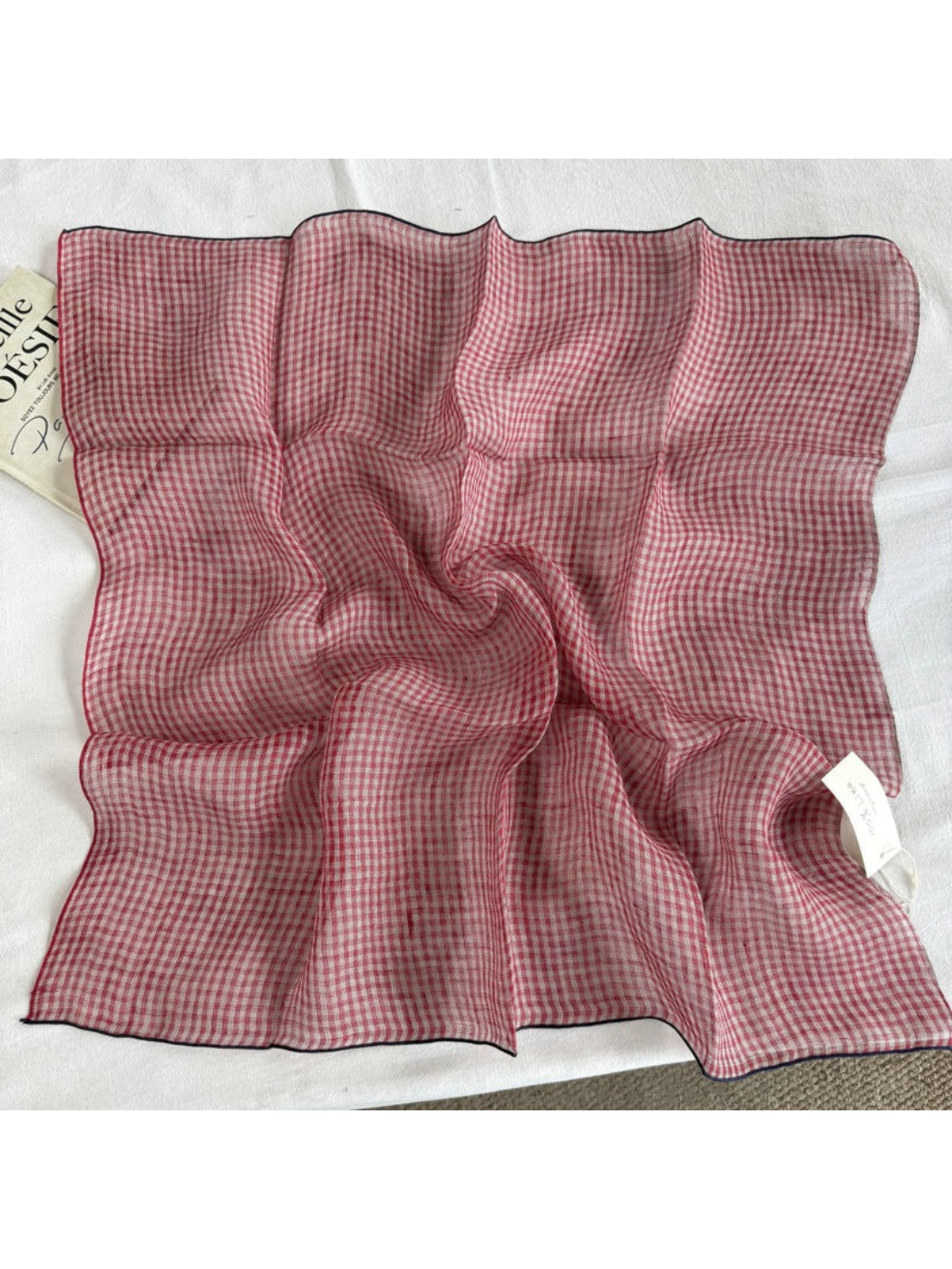 Scarvii - Classic Check Square Scarf