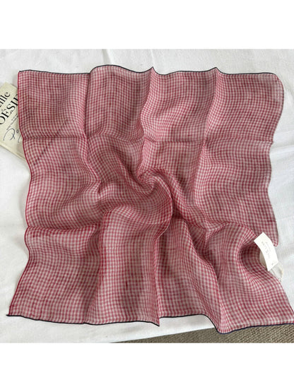 Scarvii - Classic Check Square Scarf
