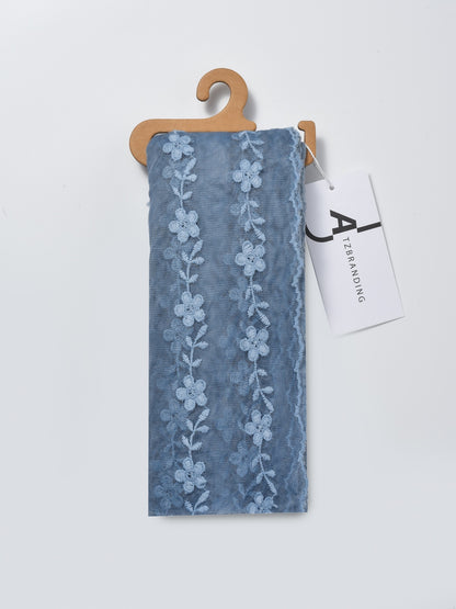 Scarvii - Spring Embroidered Layer Scarf