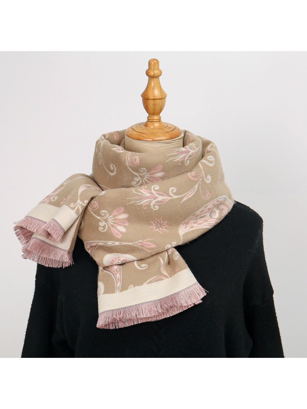 Scarvii - Paisley Print Winter Shawl Scarf
