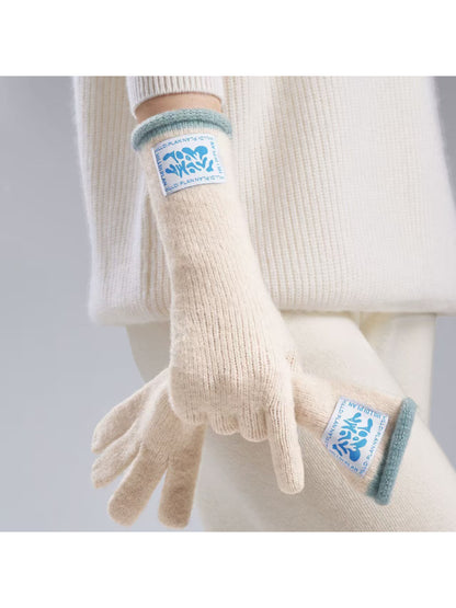 Gloving - Classic Solid Knit Winter Gloves