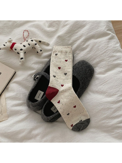 Rufia - Burgundy Bow Crew Socks product image 6