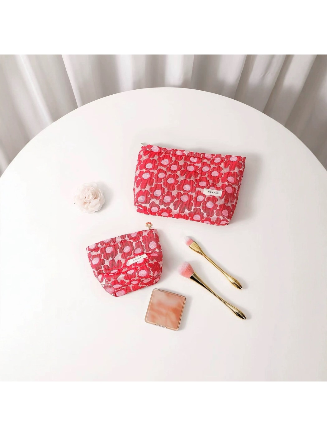 Cosbai - Sweet Style Floral Cosmetic Storage Bag