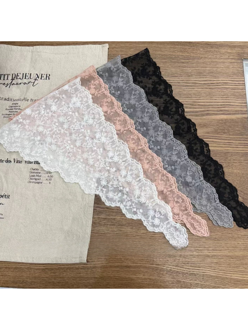 Scarvii Floral Lace Triangle Scarf product image