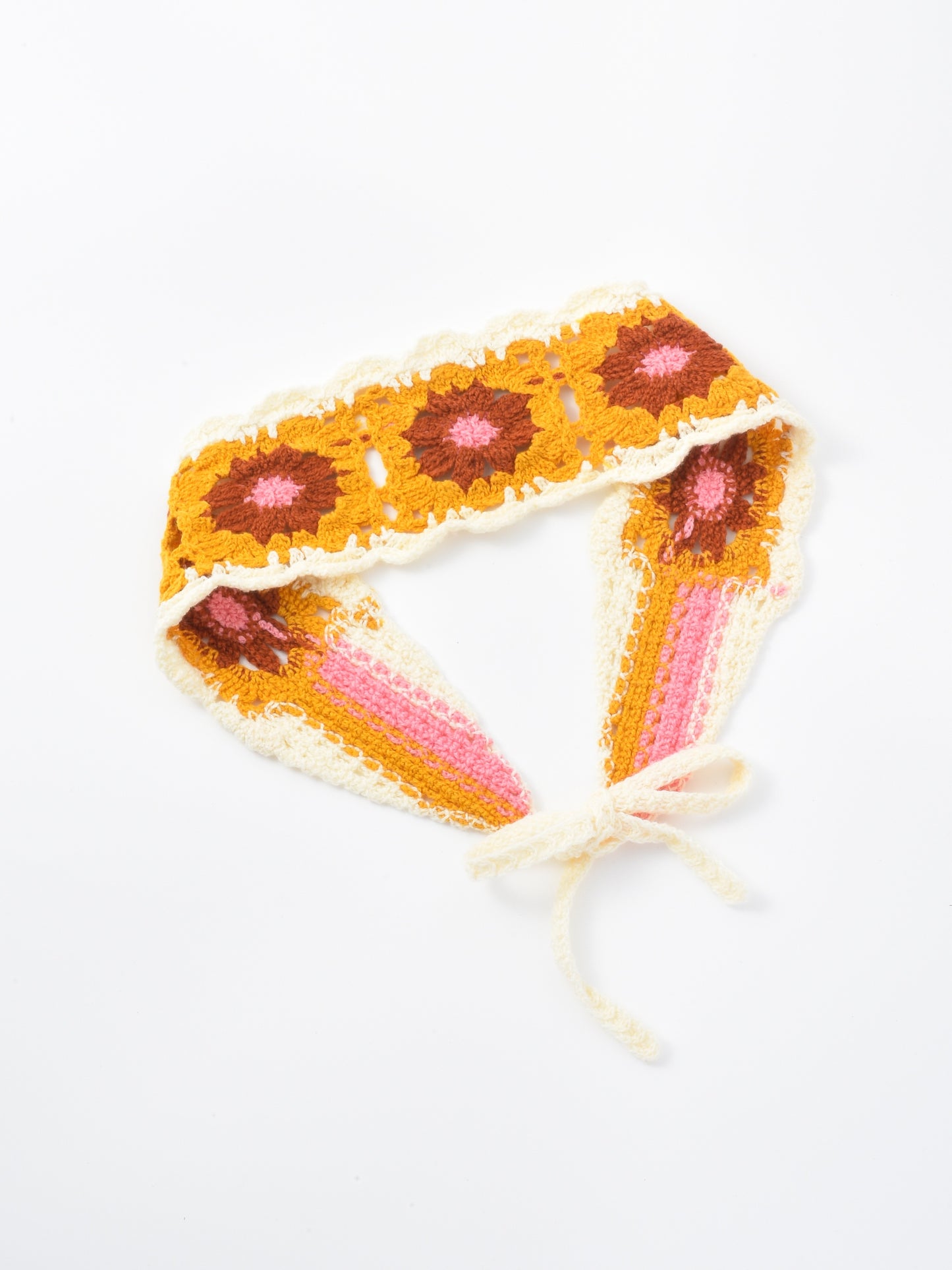 Scarvii - Summer Crochet Daisy Hairband