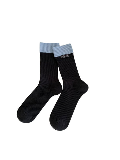 Rufia - Color-Block Mid-Calf Socks